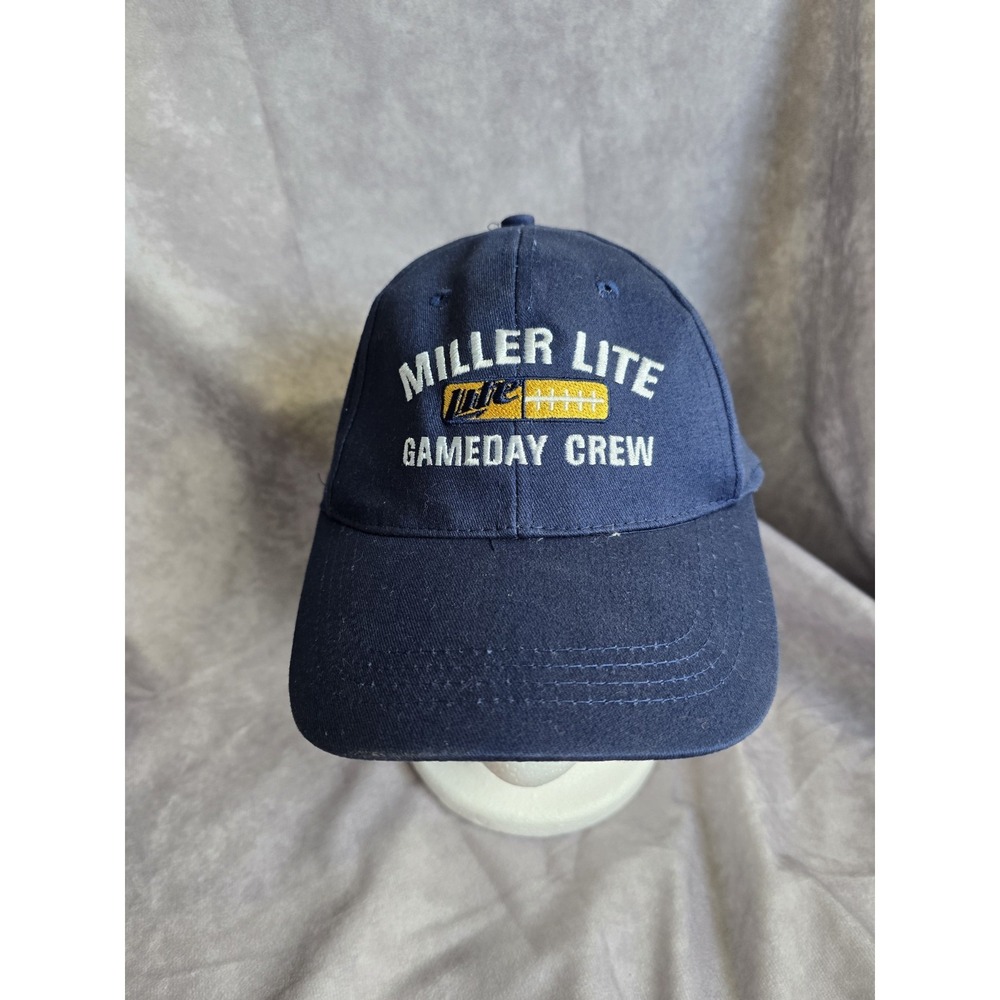 Miller Lite Gameday Crew NFL Football Hat Cap Adjustable Embroidered